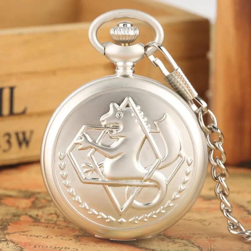 Vintage Alchemist Pocket Watch with Compass — feature 11