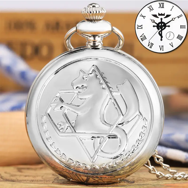 Vintage Alchemist Pocket Watch with Compass — feature 18