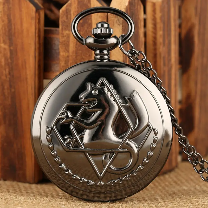 Vintage Alchemist Pocket Watch with Compass — feature 19
