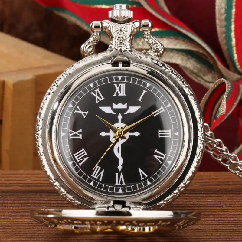 Vintage Alchemist Pocket Watch with Compass — feature 22