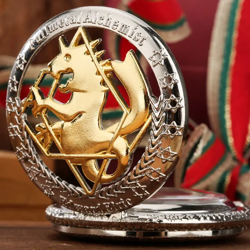 Vintage Alchemist Pocket Watch with Compass — feature 23