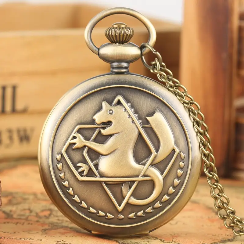 Vintage Alchemist Pocket Watch with Compass — feature 7