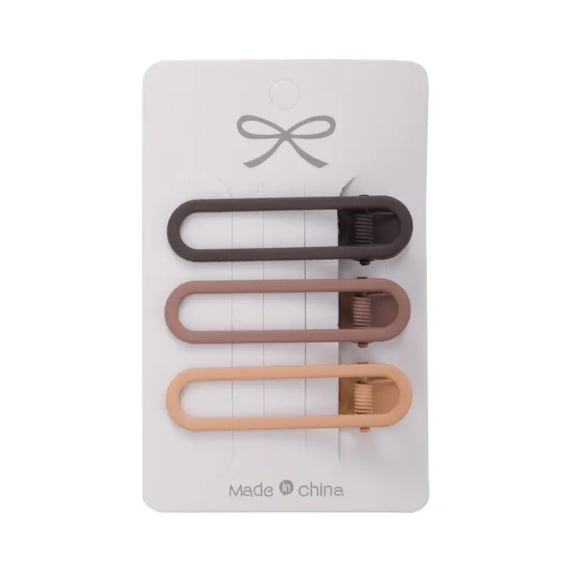 2025 New Hair Clips Women Brown Star Buckle - Image 15