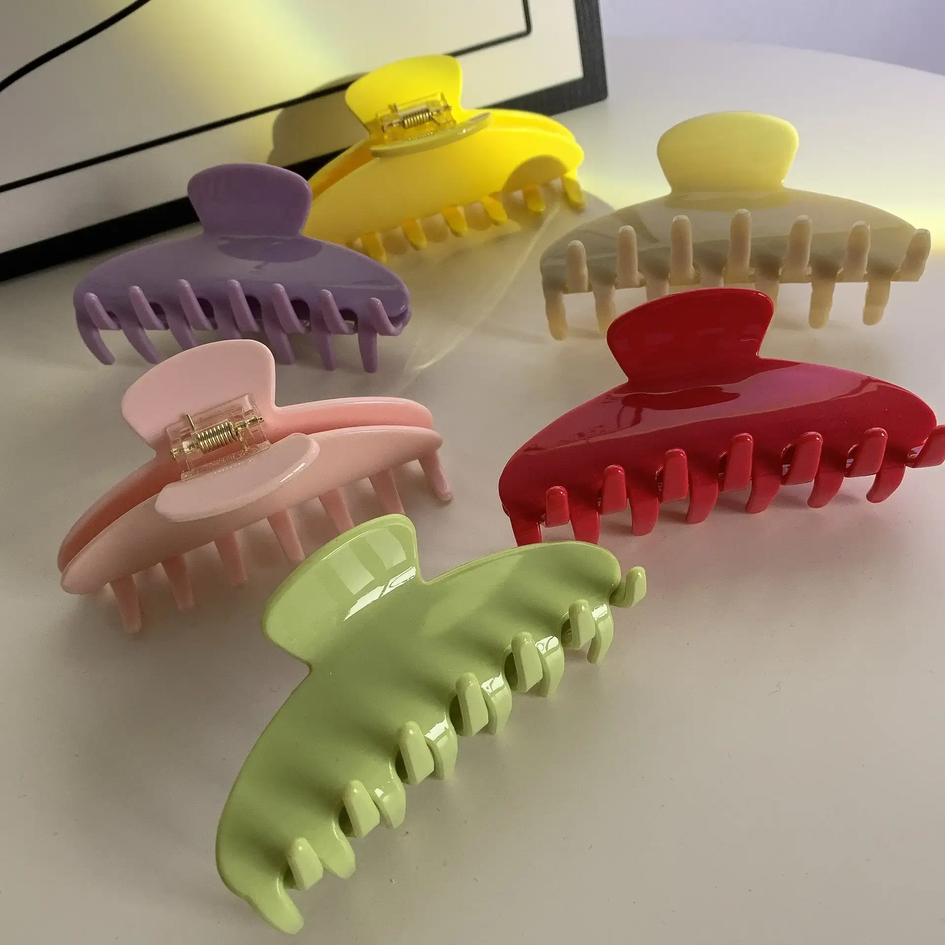 Emijay Series Same Shark Clip European American Ins Cream French Gentle Hairpin Back Head Large Grip Clip - Image 16