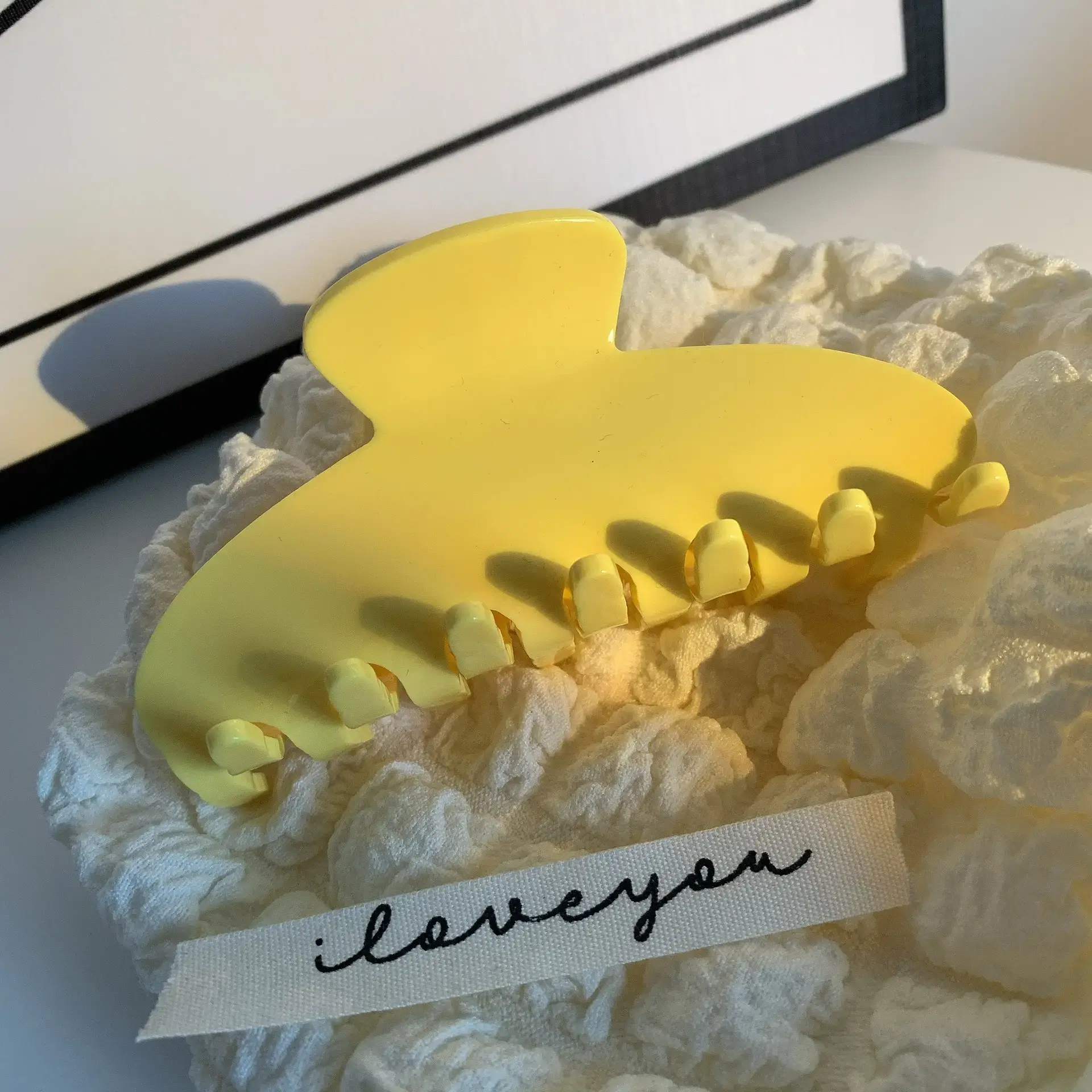 Emijay Series Same Shark Clip European American Ins Cream French Gentle Hairpin Back Head Large Grip Clip - Image 9