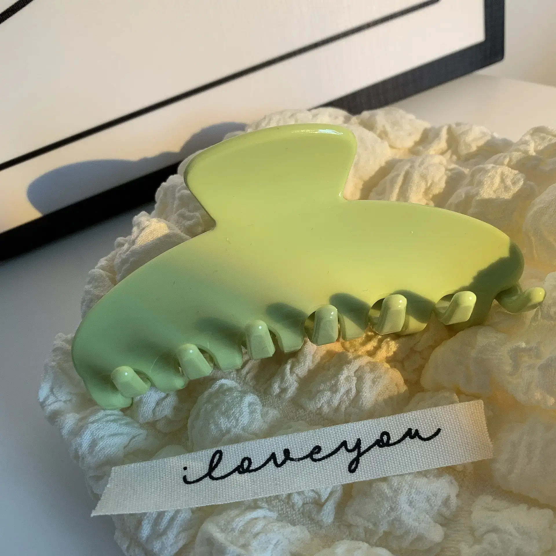 Emijay Series Same Shark Clip European American Ins Cream French Gentle Hairpin Back Head Large Grip Clip - Image 10