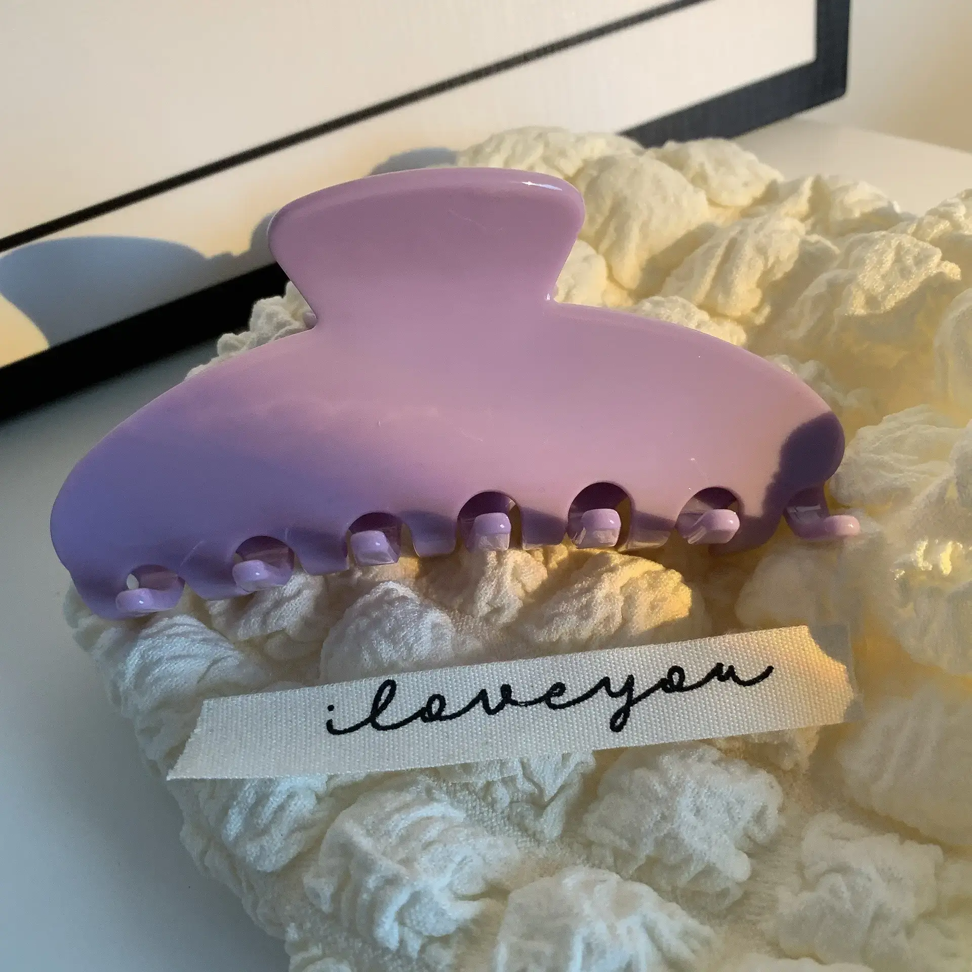 Emijay Series Same Shark Clip European American Ins Cream French Gentle Hairpin Back Head Large Grip Clip - Image 6