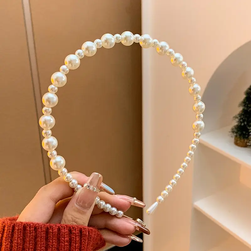 Red Velvet Pressure Headband for Women High Skull Design - Image 9