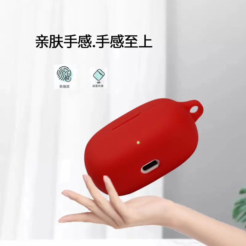 Green Silicone Bluetooth Headphone Cover with Carabiner - Image 9