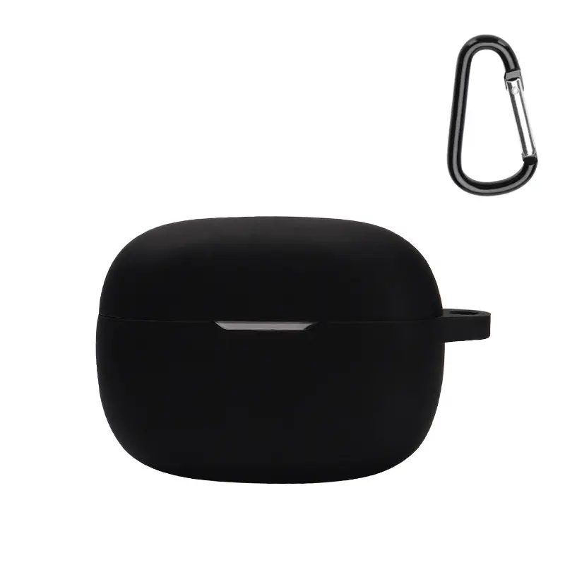 Green Silicone Bluetooth Headphone Cover with Carabiner - Image 3
