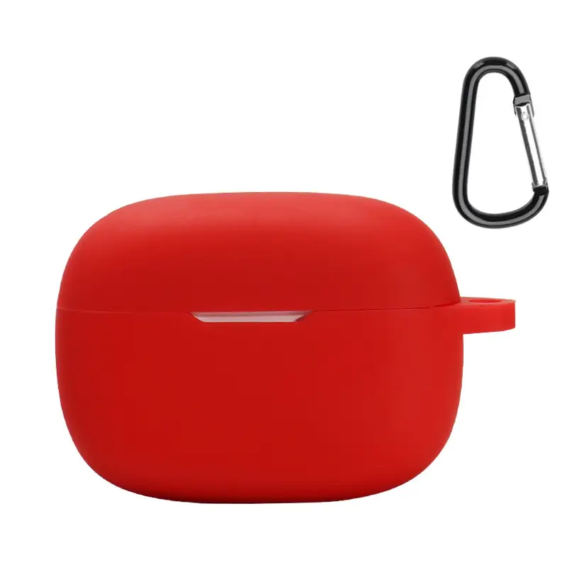 Green Silicone Bluetooth Headphone Cover with Carabiner - Image 4