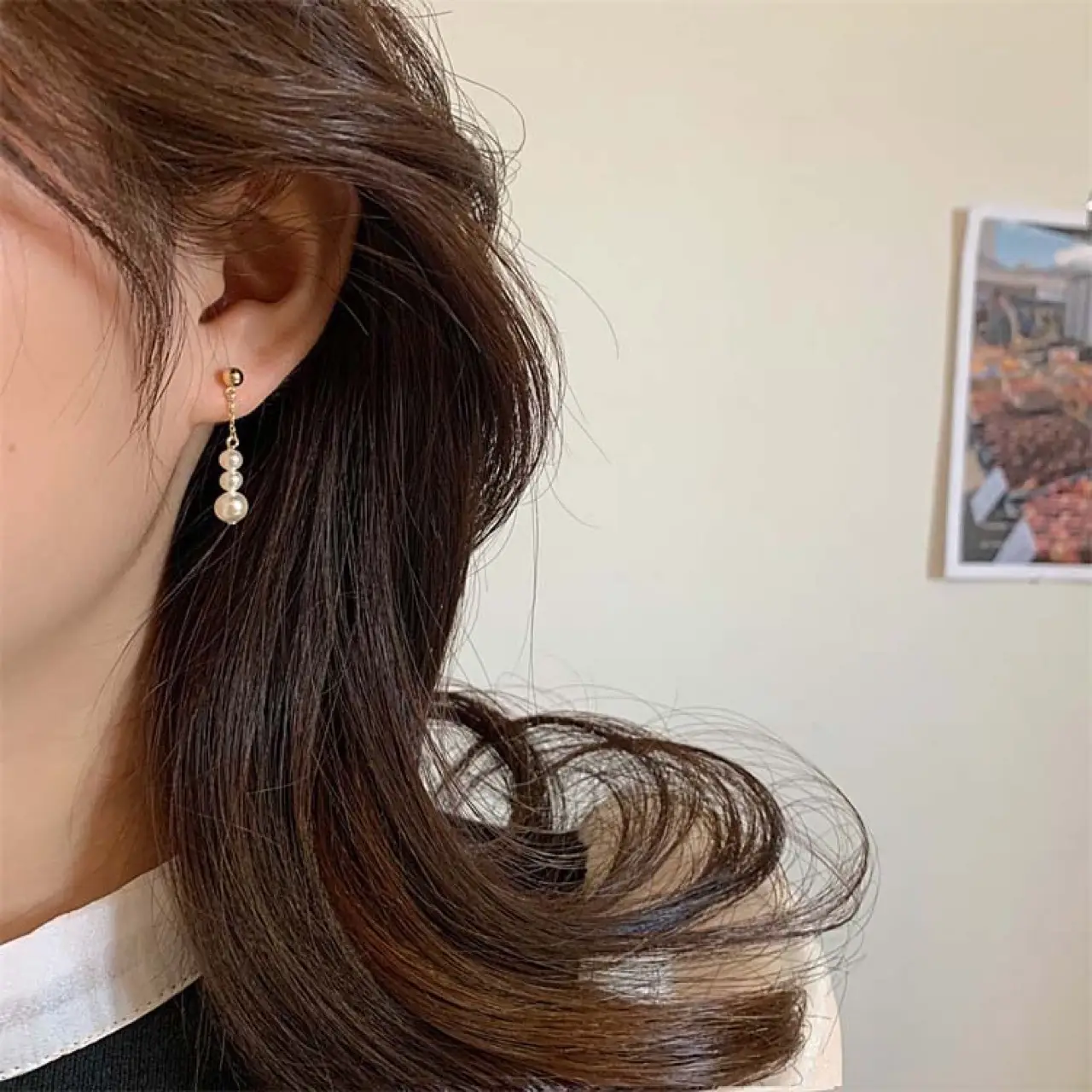 Classic White Pearl Earrings for Women — feature 6