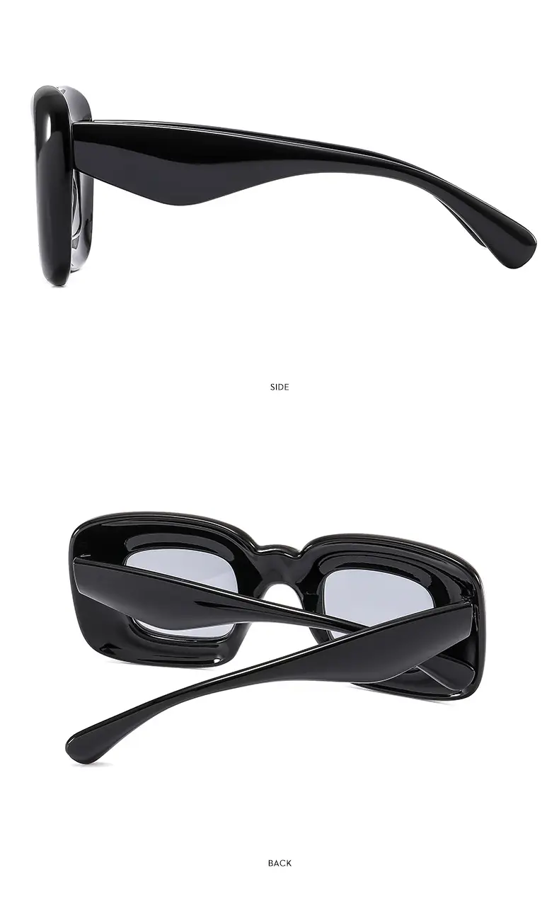 Red Bubble Expandable Sunglasses Square Catwalk Street Shooting Cross-Border — feature 13