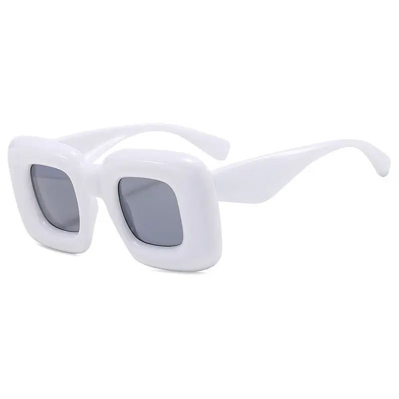 Red Bubble Expandable Sunglasses Square Catwalk Street Shooting Cross-Border