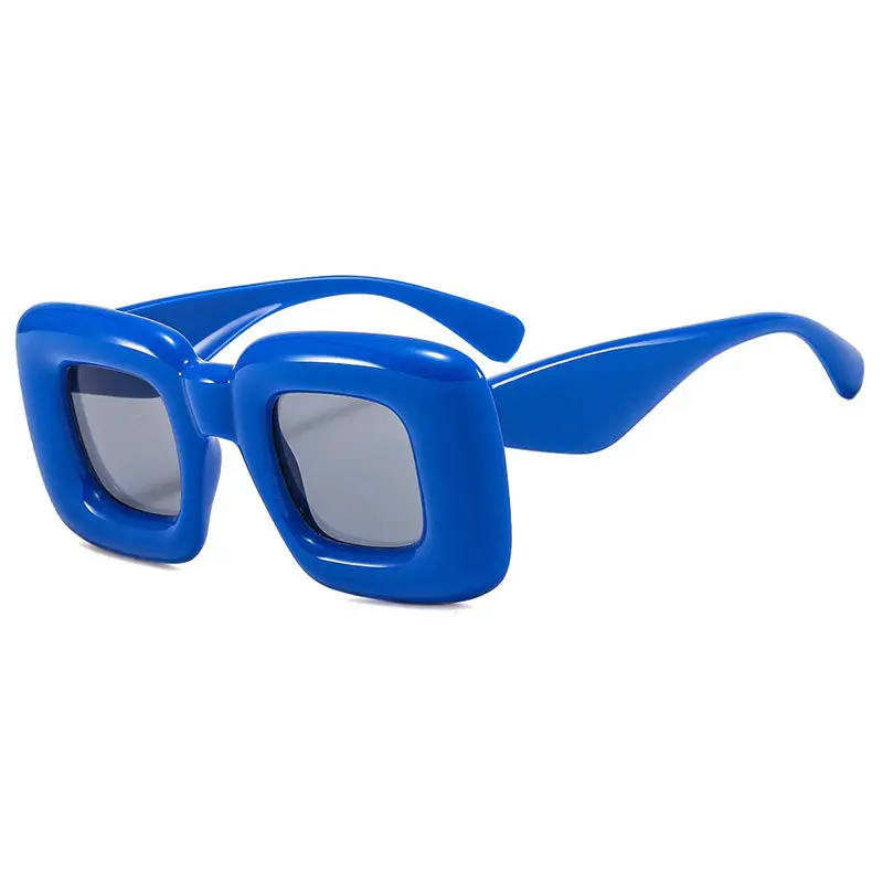 Red Bubble Expandable Sunglasses Square Catwalk Street Shooting Cross-Border