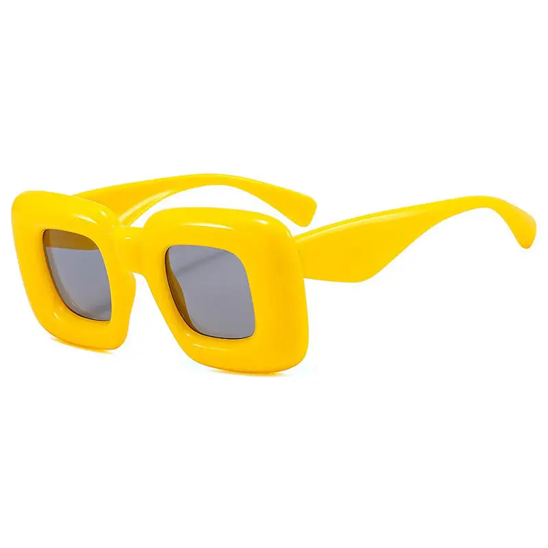 Red Bubble Expandable Sunglasses Square Catwalk Street Shooting Cross-Border
