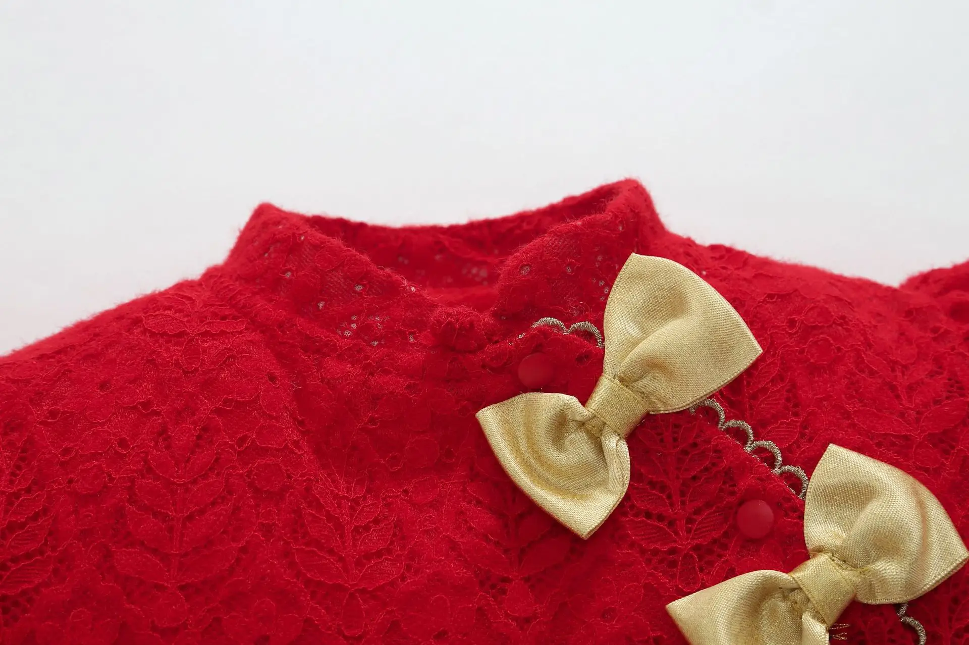 Red Fleece Baby Jumpsuit for Newborns 100 Days — feature 4