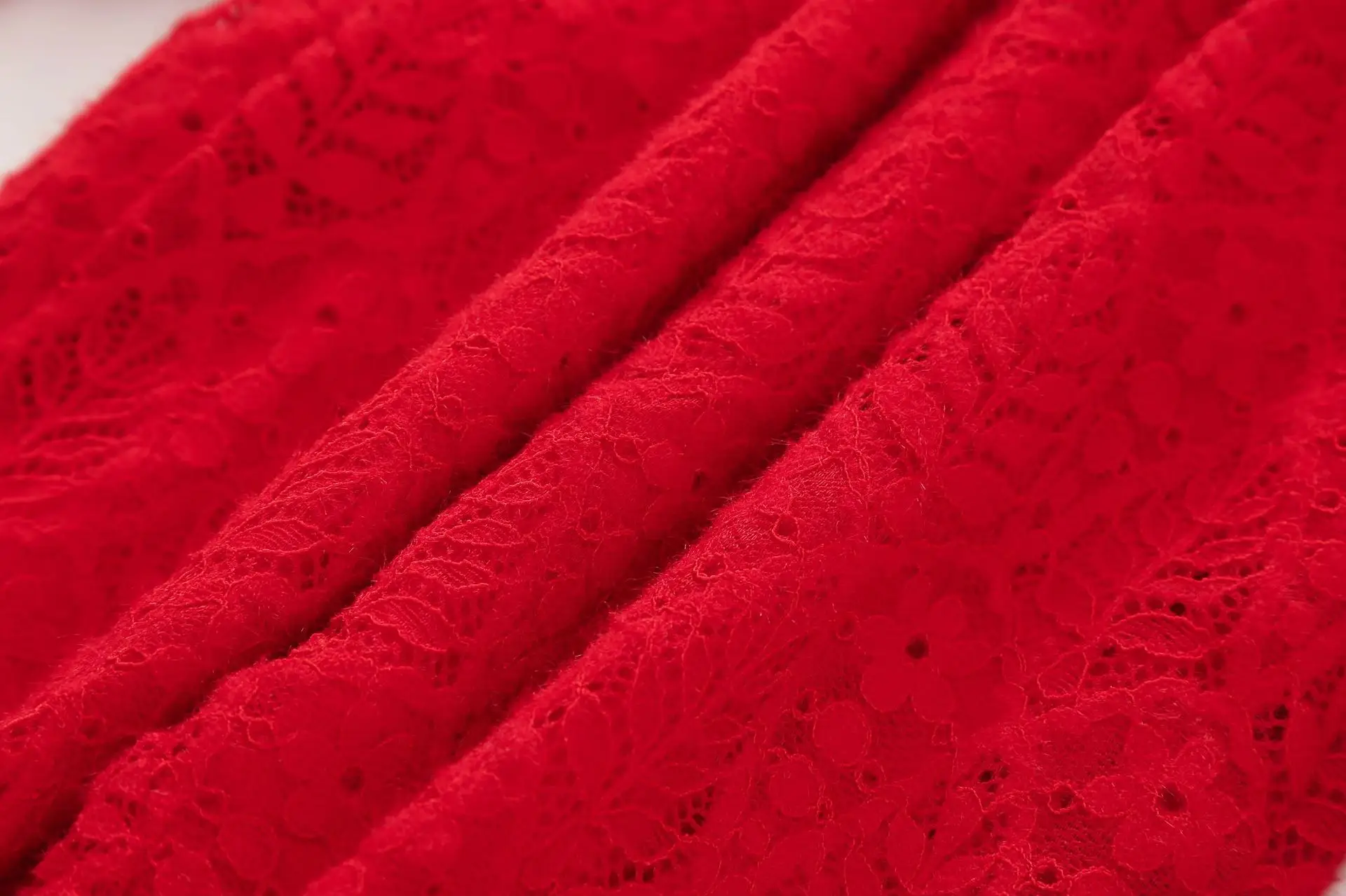 Red Fleece Baby Jumpsuit for Newborns 100 Days — feature 7