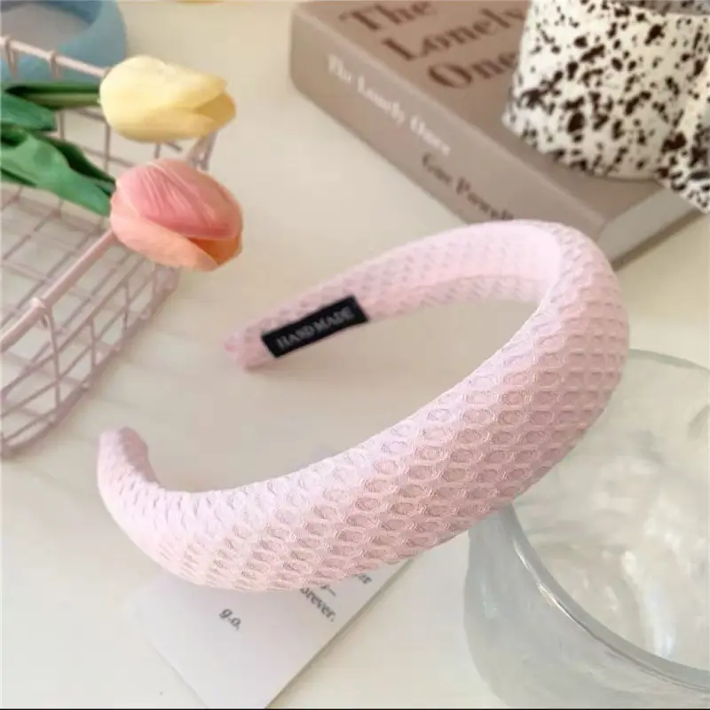 Candy Color Waffle Headbands for Girls