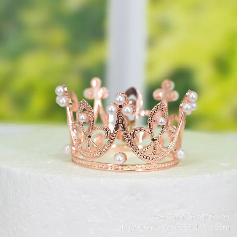 Princess Pearl Crown for Kids Birthday Party Decoration