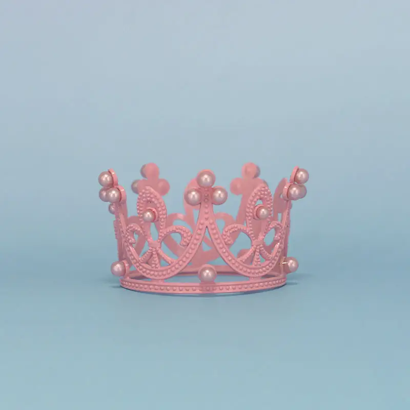Princess Pearl Crown for Kids Birthday Party Decoration