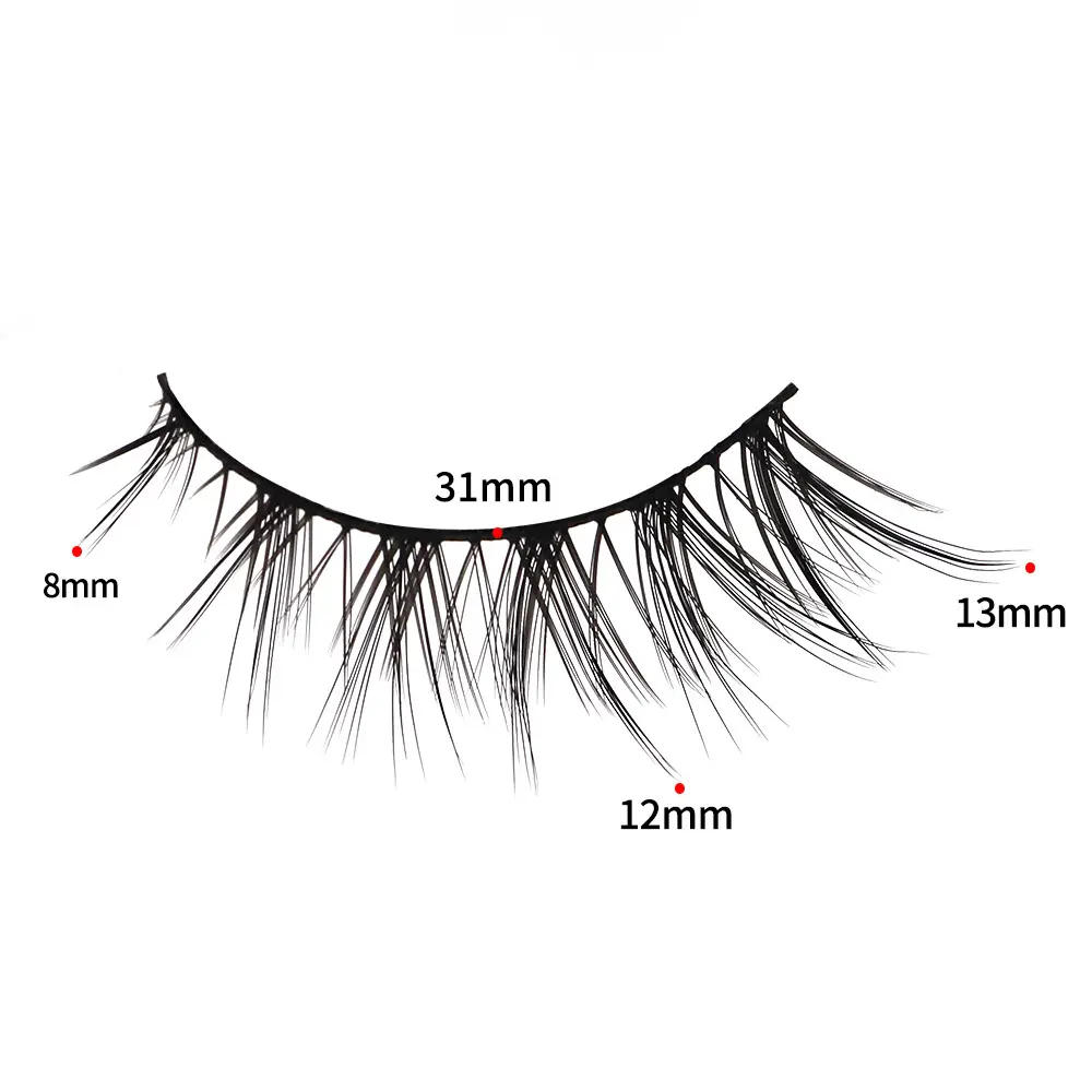 False Eyelashes for Double Eyelids Natural Cross Barbie - Image 4