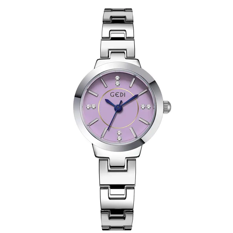 Women's Silver Quartz Watch with Alloy Bracelet - Image 5