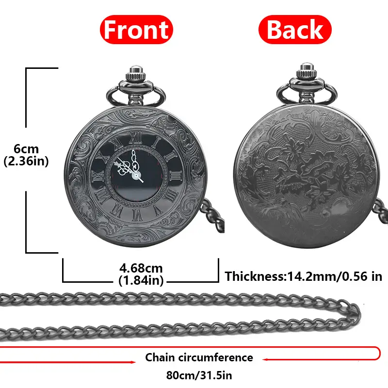 Retro Digital Hollow Carved Pocket Watch for Men Women — feature 7
