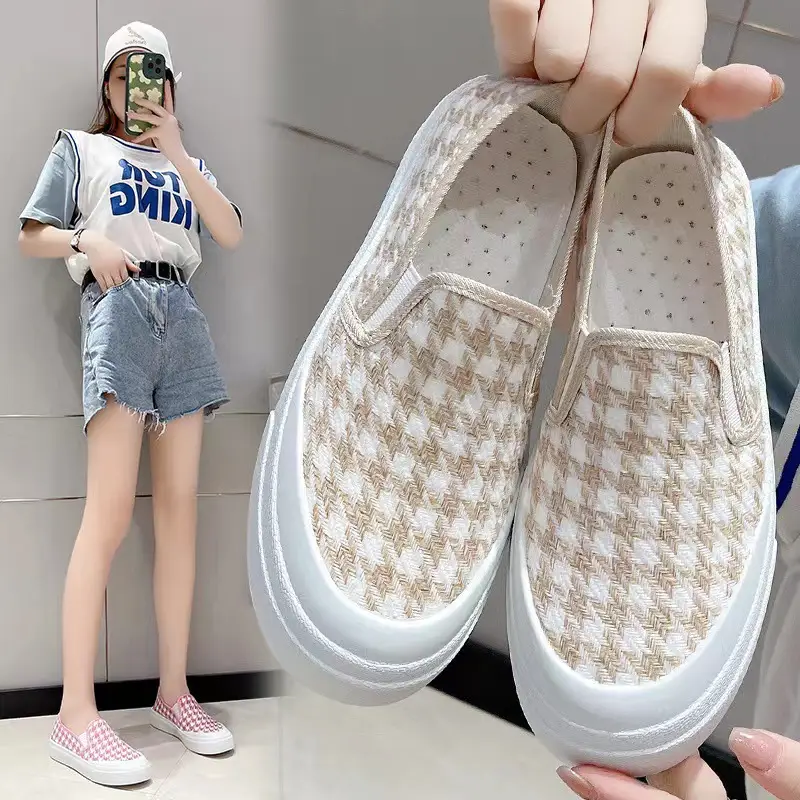 Women's Shoes New Breathable Comfortable Women's Casual Shoes Simple Student Shoes Korean Fashion Slip-on Lazy Shoes Wholesale - Image 6