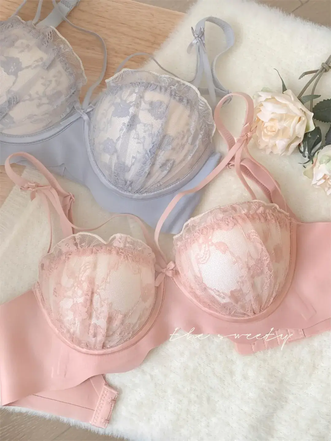 Women's Push Up Wireless Underwear Cream White Anti Sagging - Image 5