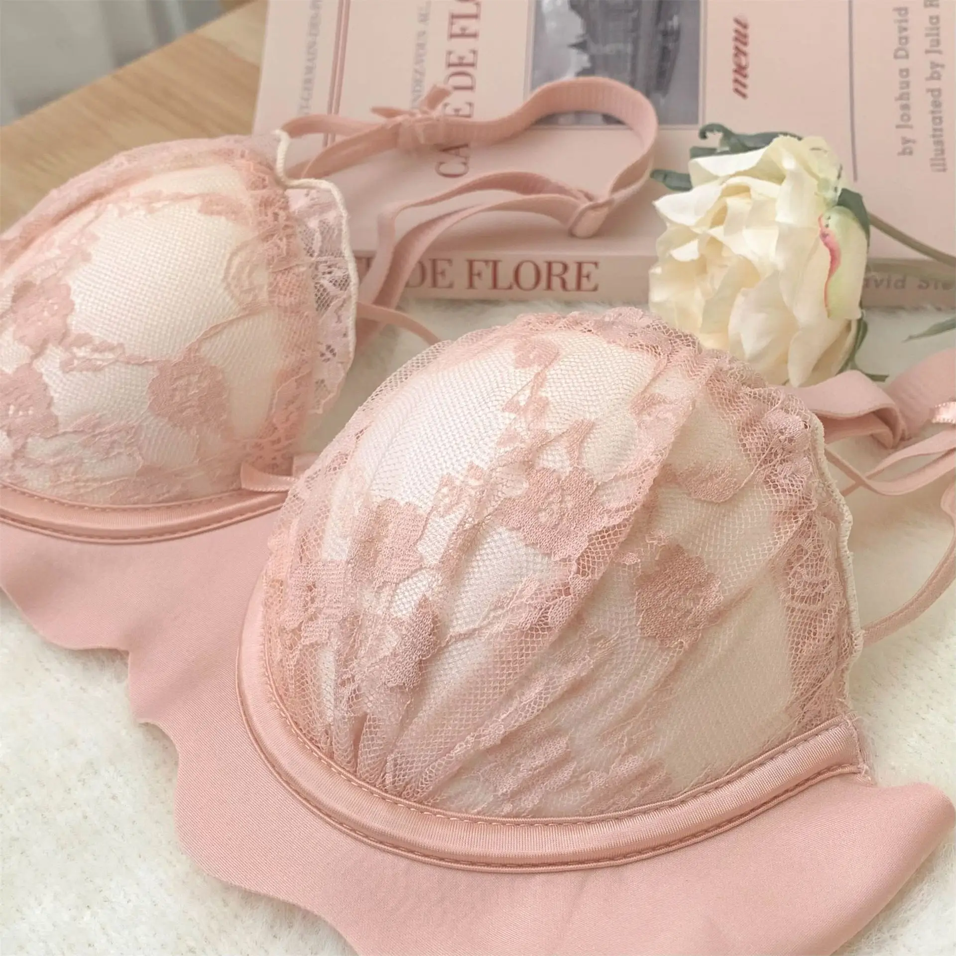 Women's Push Up Wireless Underwear Cream White Anti Sagging — feature 16