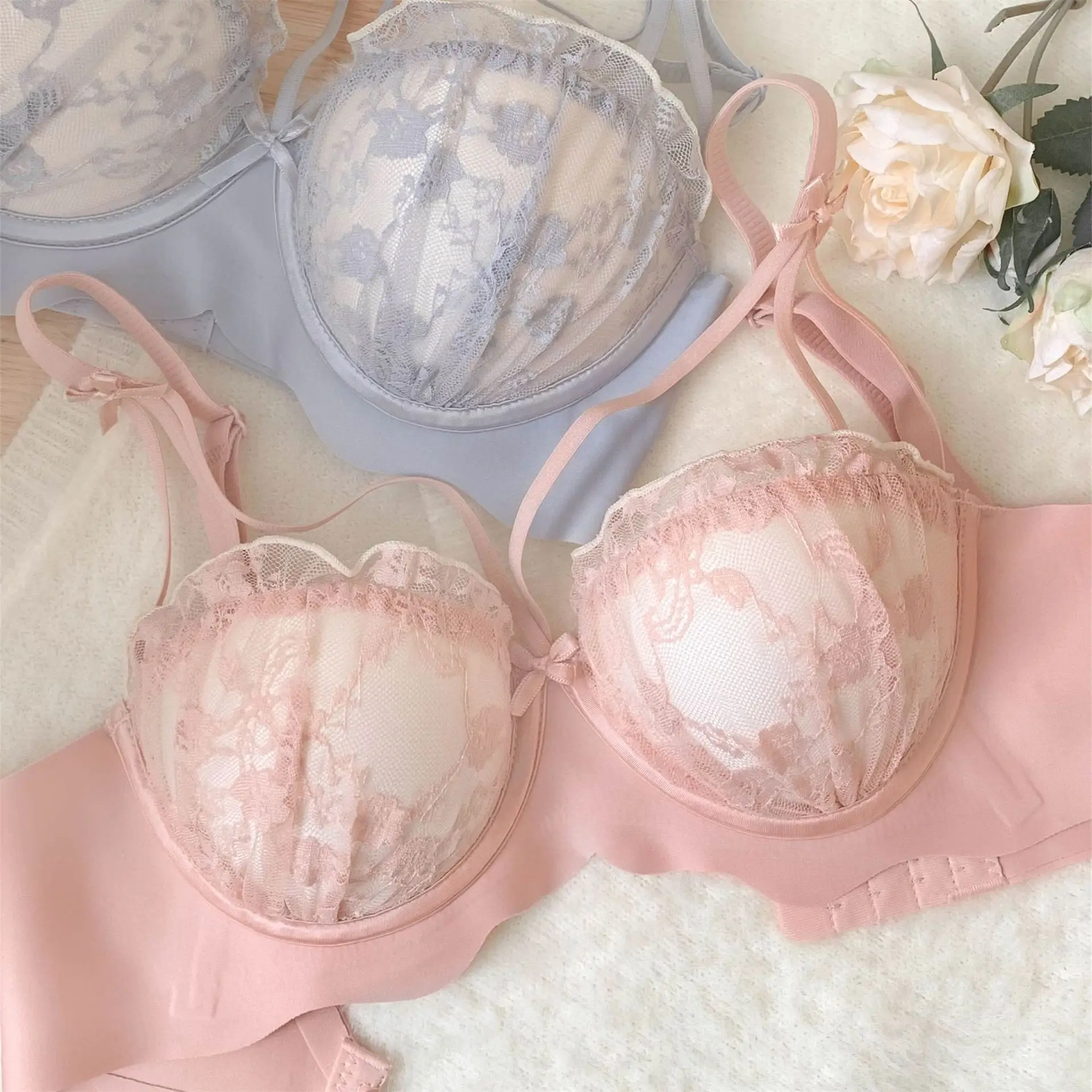 Women's Push Up Wireless Underwear Cream White Anti Sagging — feature 2