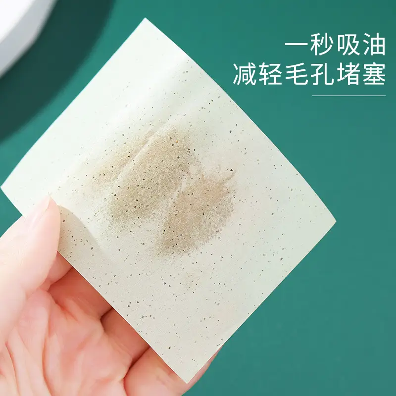 Green Tea Oil Absorbing Facial Paper 100pcs - Image 6