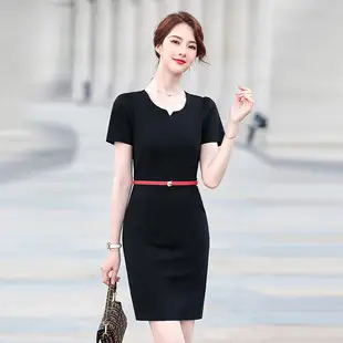 Women's Light Blue Vest Shirt Business Suit Set — feature 11