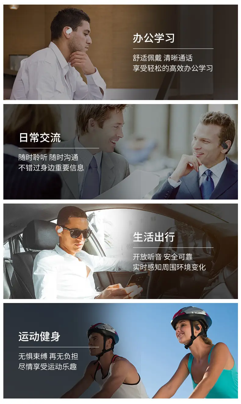 Open OWS Bone Conduction Bluetooth Headset YJ77 — feature 4