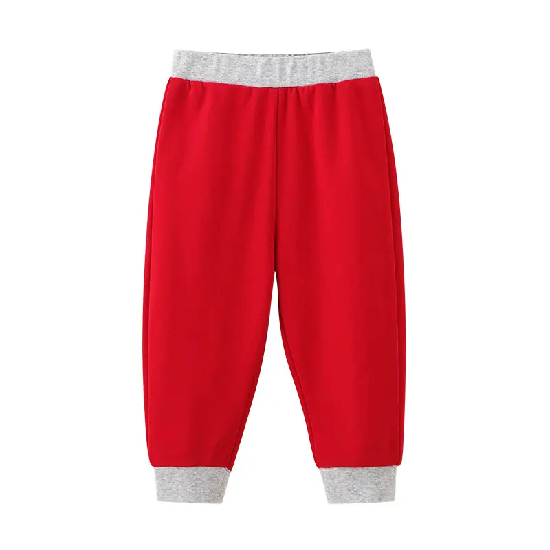 Baby Embroidered Sports Pants Red Blue Black - Image 8