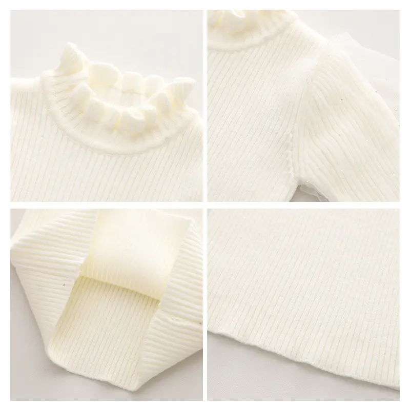 Girls Knitted Winter Sweater Long Sleeve Pullover - Image 4