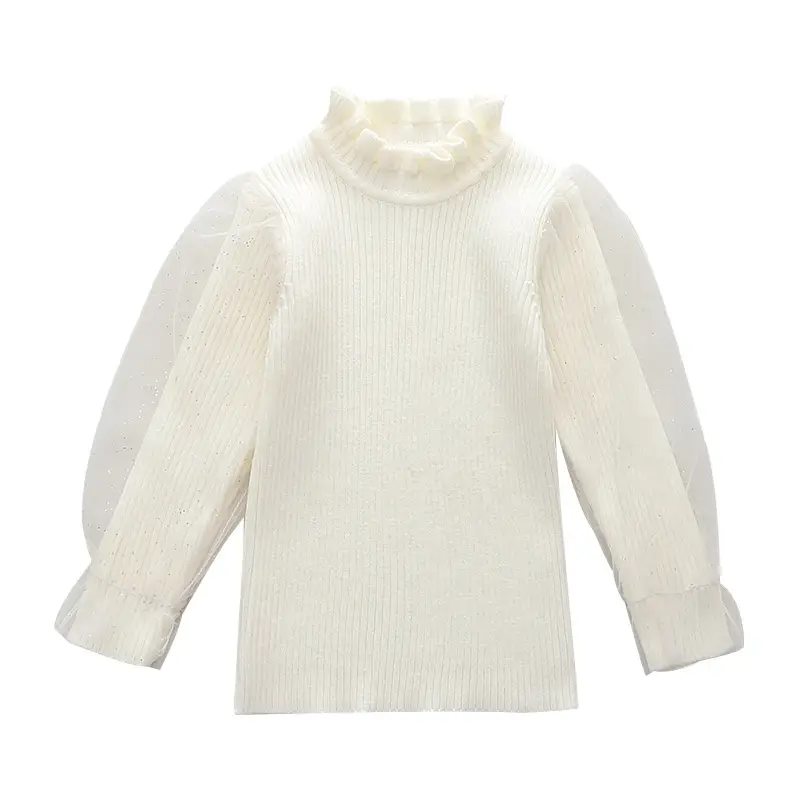 Girls Knitted Winter Sweater Long Sleeve Pullover - Image 5