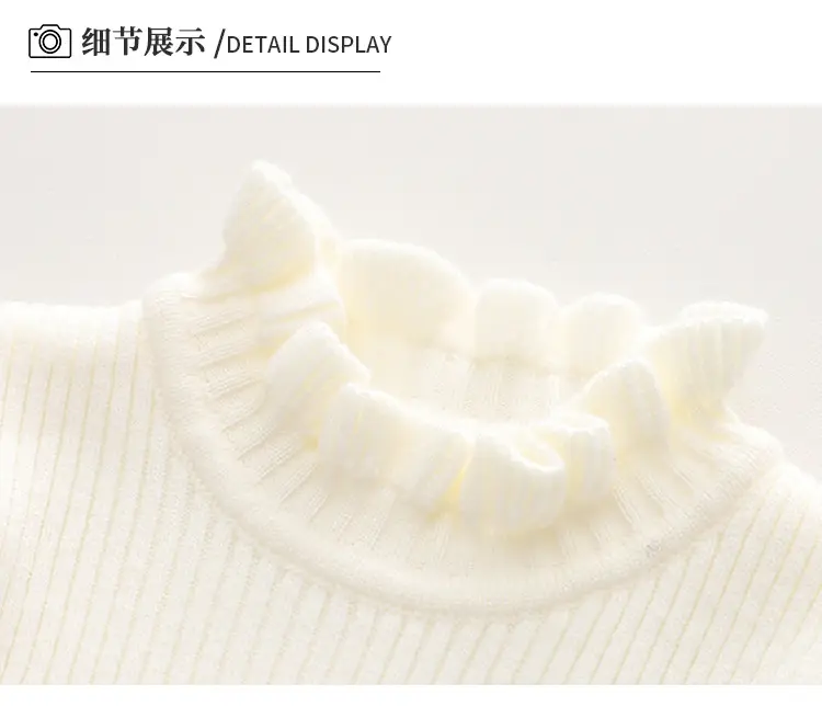 Girls Knitted Winter Sweater Long Sleeve Pullover — feature 6