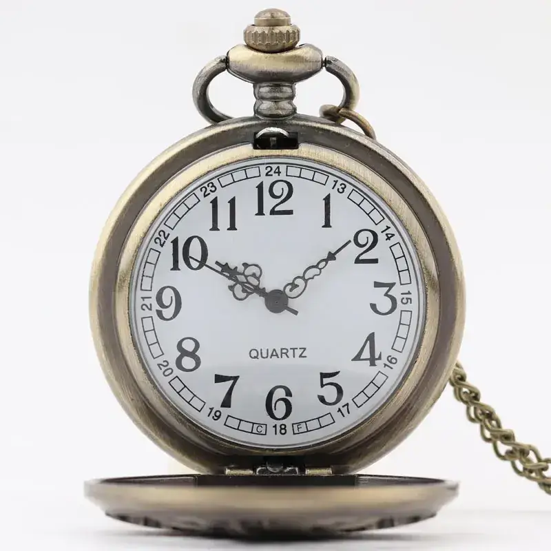 Retro Egyptian Wall Carved Pocket Watch for Men Women - Image 3