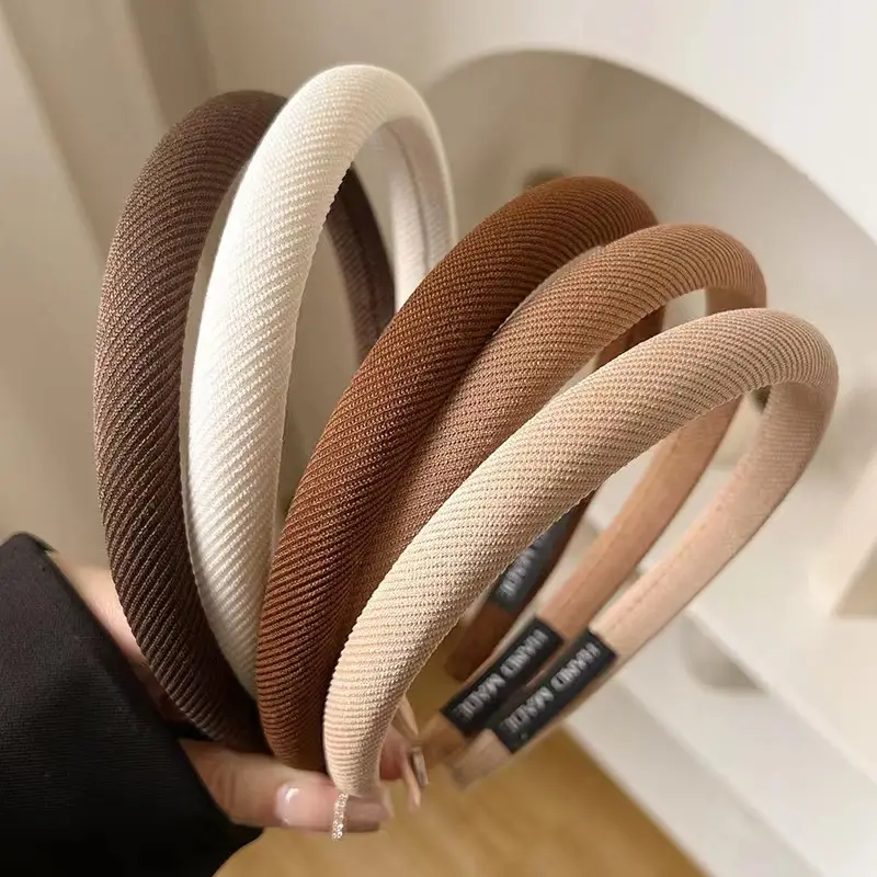 Curly Pinstripe Hair Clip for Women Brown - Image 7
