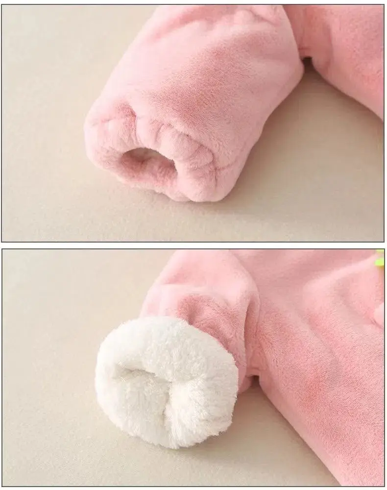 Newborn Fleece Baby Clothes Fleece Lined Warm Winter Outfit — feature 9
