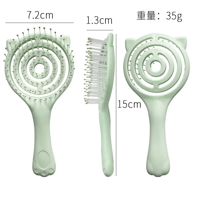 Shaped Rib Comb for Men Women Hair Massage Curly Hair - Image 7