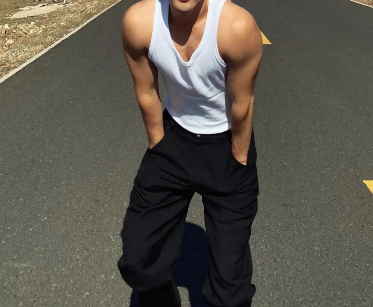 Men's Threaded Slim Fit Summer Sports Vest — feature 6