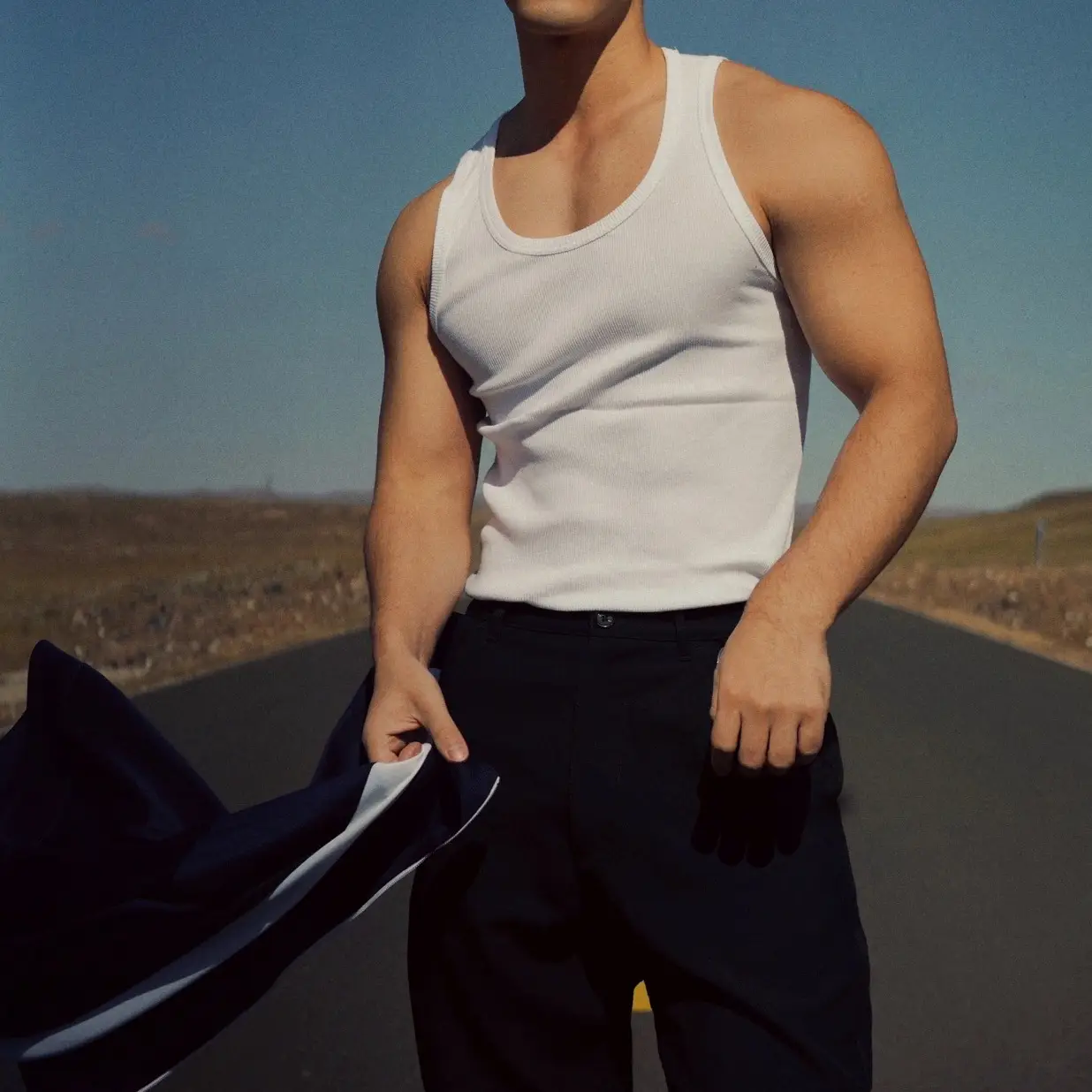 Men's Threaded Slim Fit Summer Sports Vest — feature 8