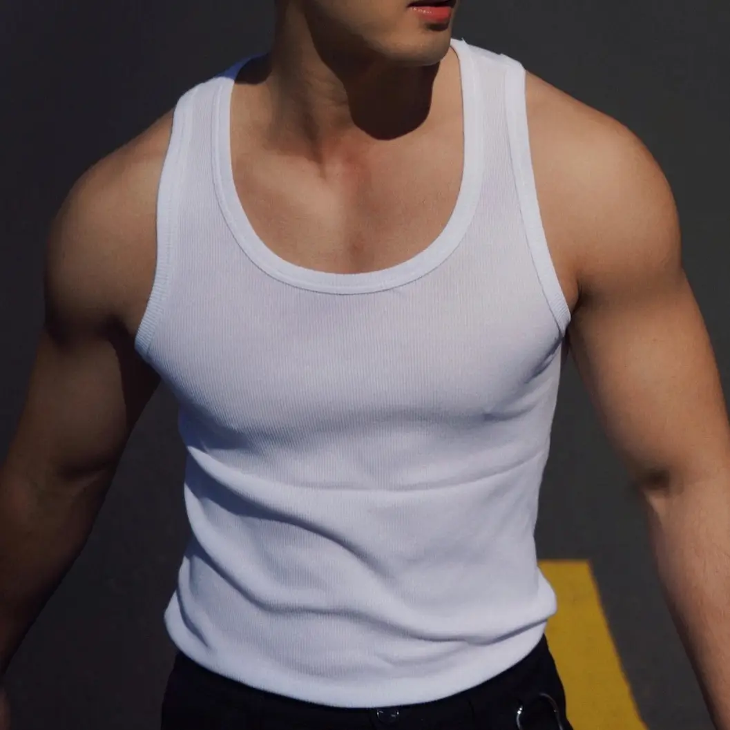 Men's Threaded Slim Fit Summer Sports Vest — feature 9