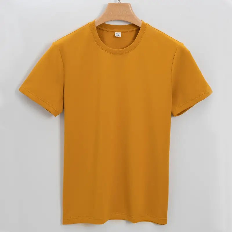Men Pure Cotton White T-Shirt 270g Long Staple - Image 2