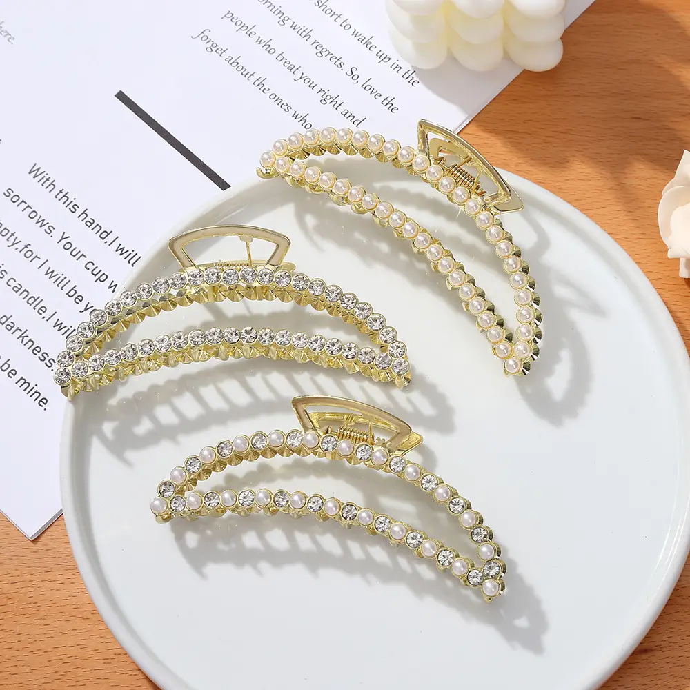 Korean Pearl Hair Clips for Stray Hair - Image 4