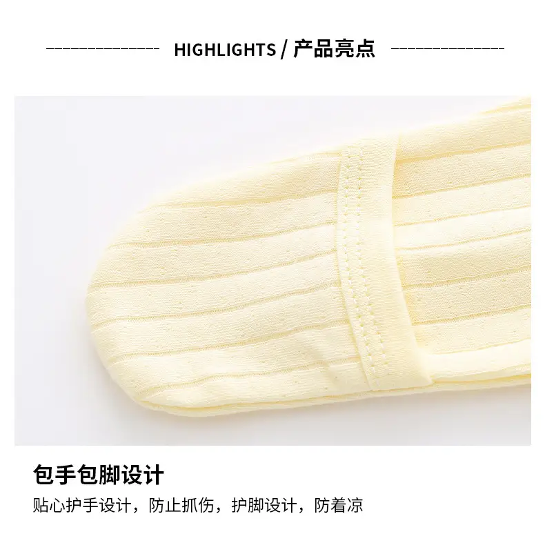 Baby Cotton Footless Suit Spring Autumn 0-6M — feature 4