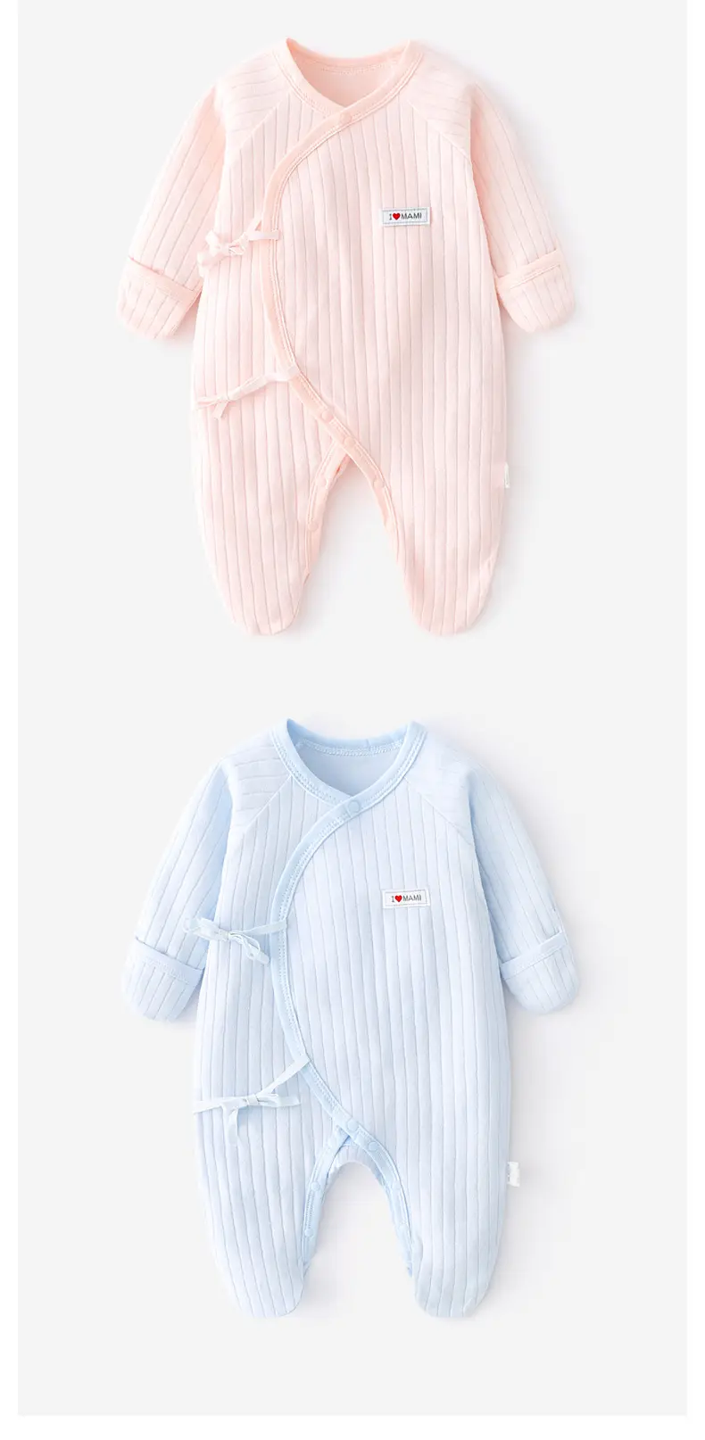 Baby Cotton Footless Suit Spring Autumn 0-6M — feature 7